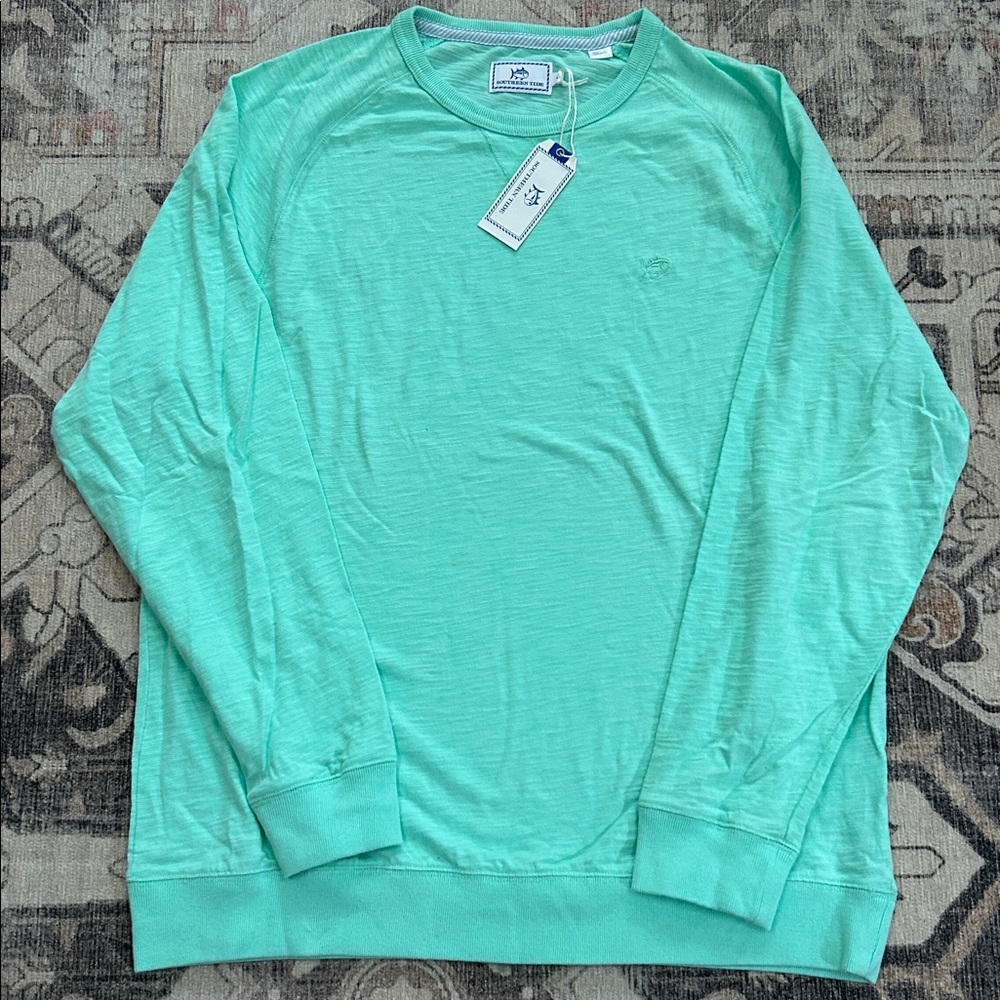 NWT Southern Tide Seafoam Long Sleeve Crewneck Shirt